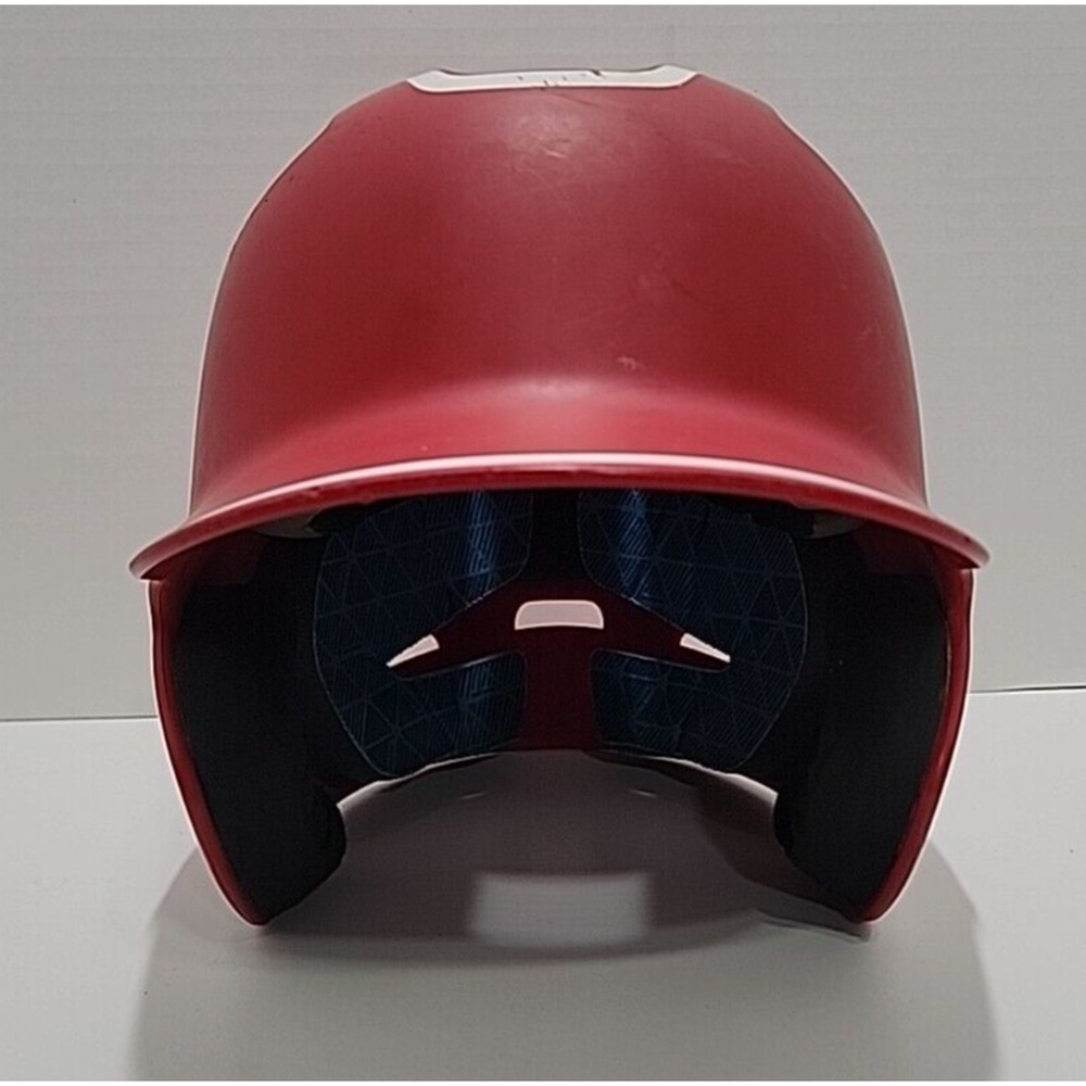 Easton Junior Z5 2.0 Two-Tone‎ Batting Helmet Red with White 6 1/2" to 7 1/8"